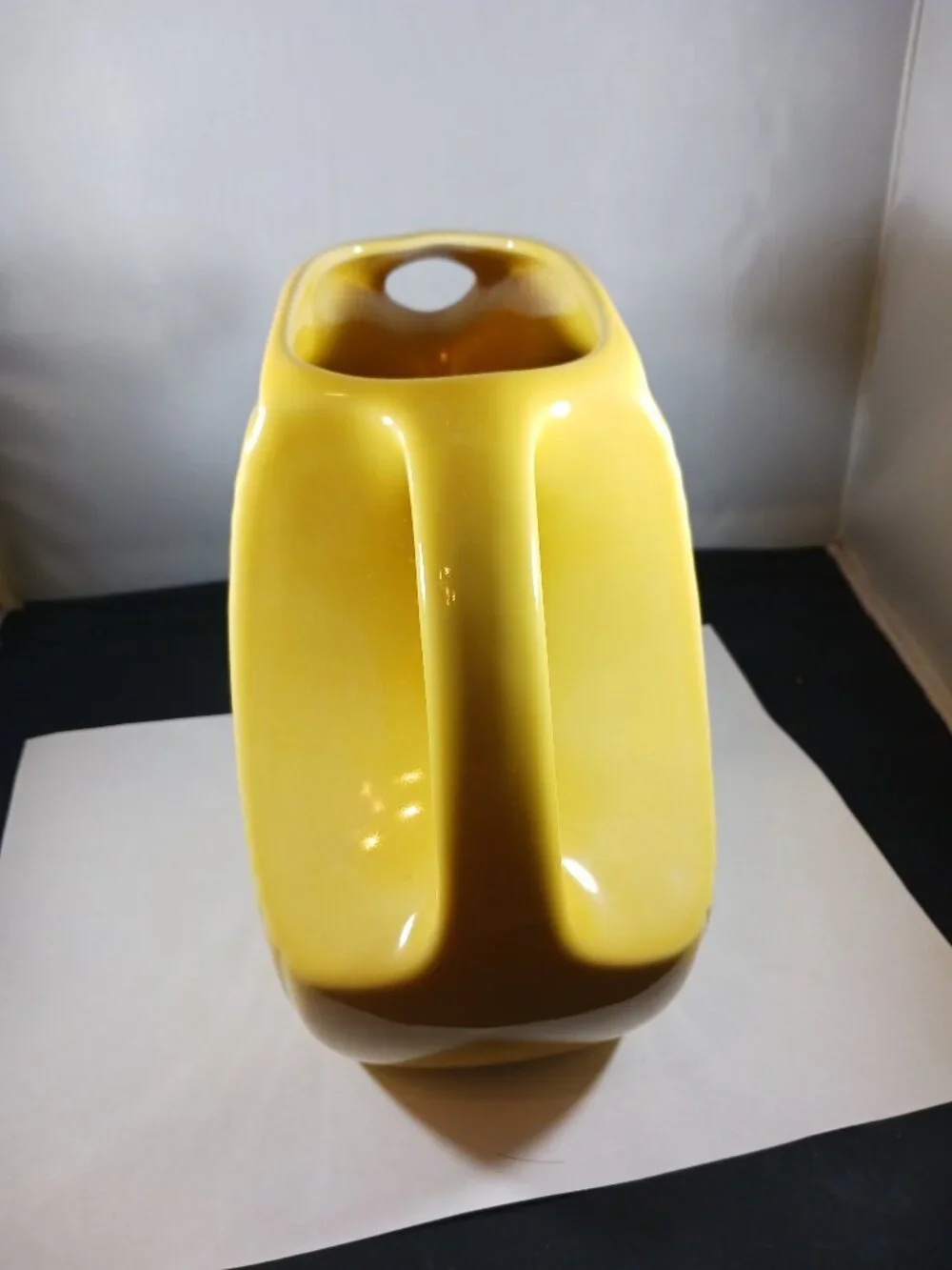 Fiestaware Large Disc Pitcher Ceramic Yellow Fiesta 67oz